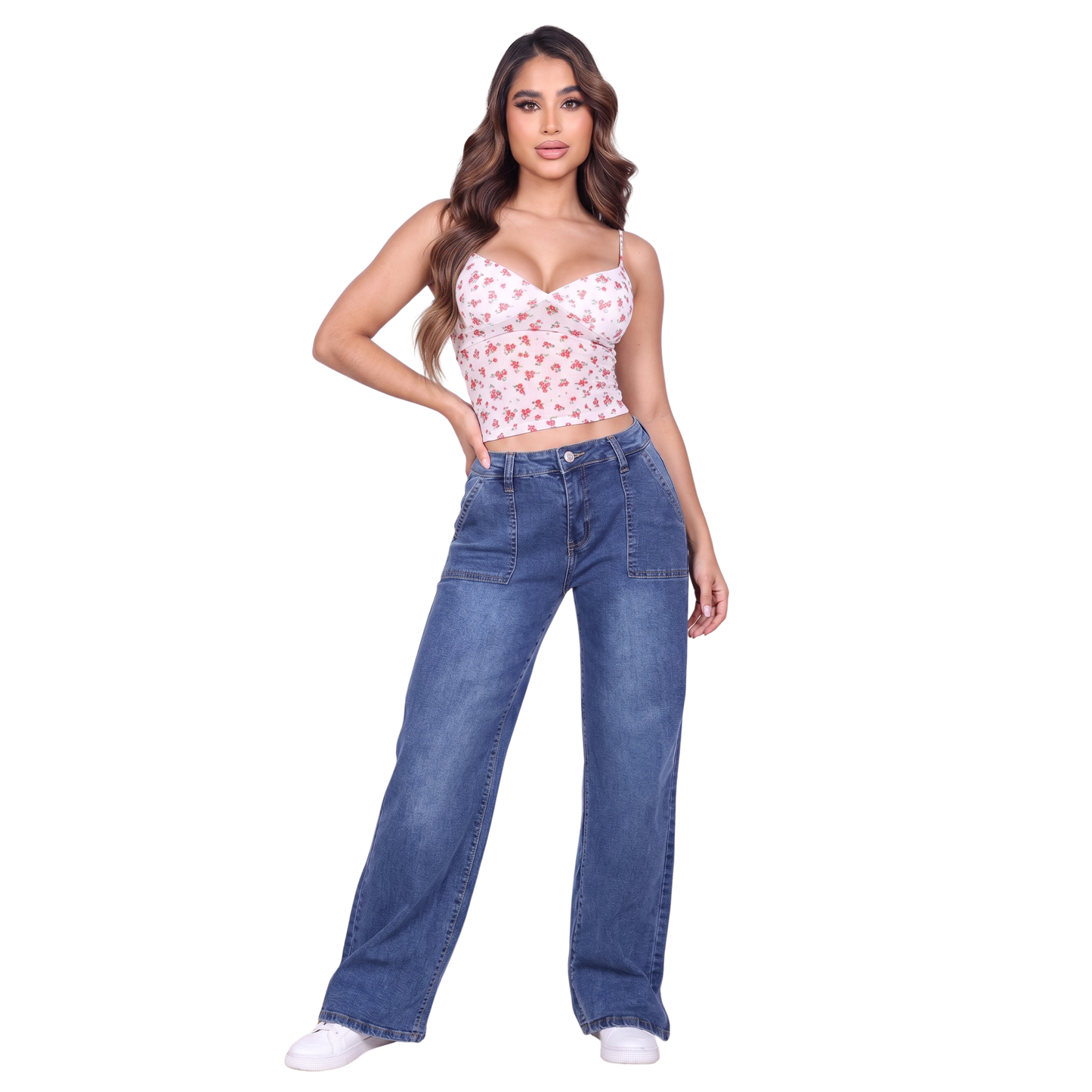 Wide Leg Jeans A55