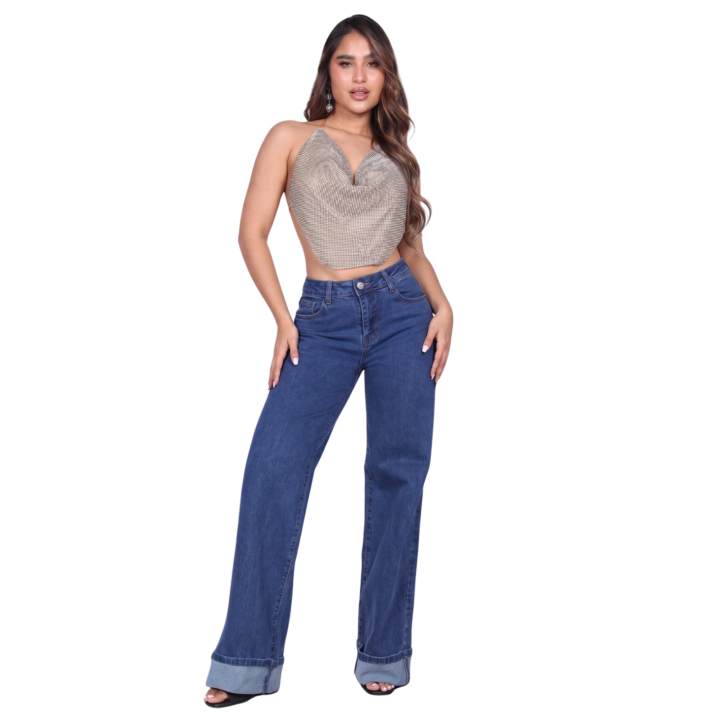 Wide Leg Jeans A61