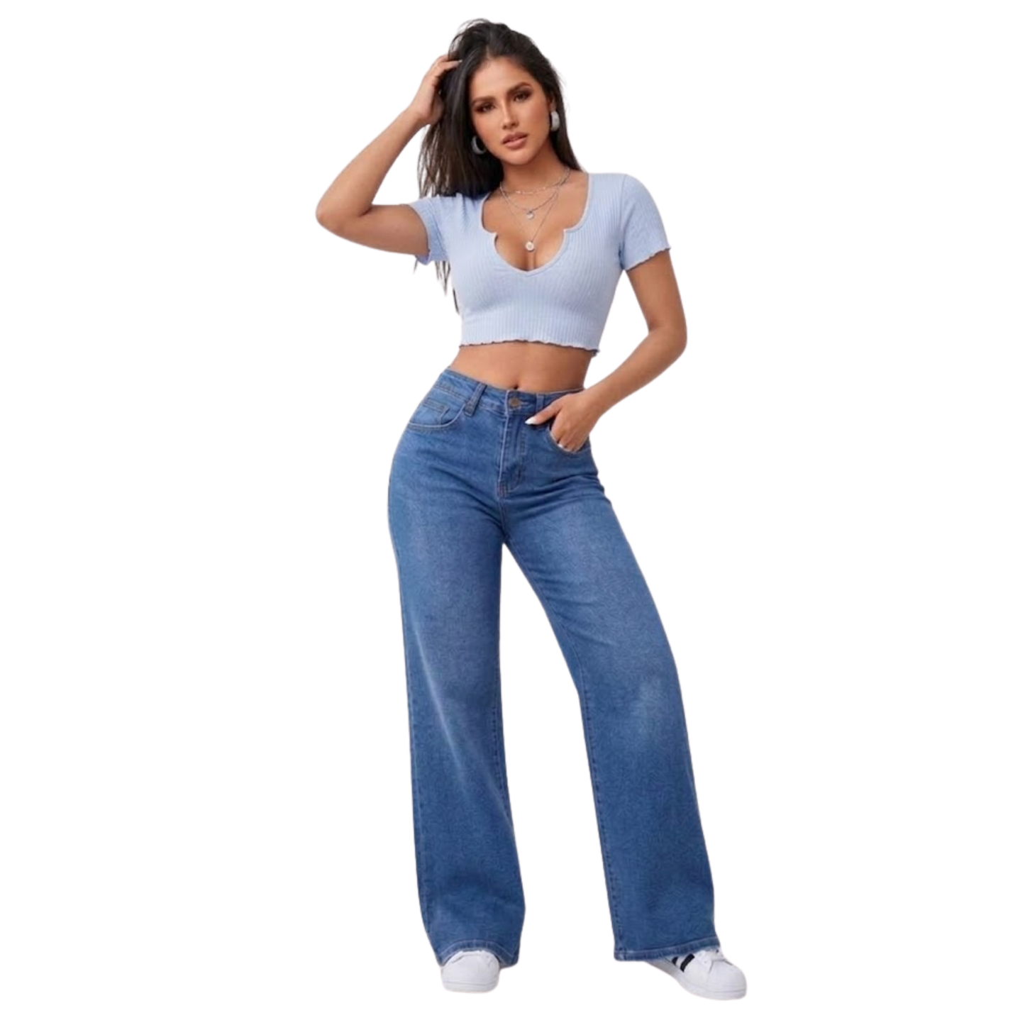 Jeans Wide Leg CXE2479W