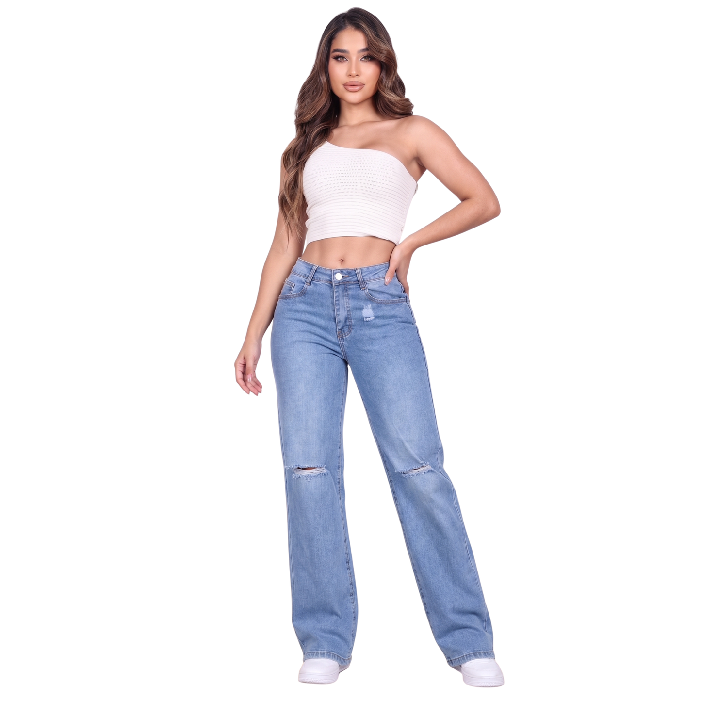 Wide Leg Jeans A12