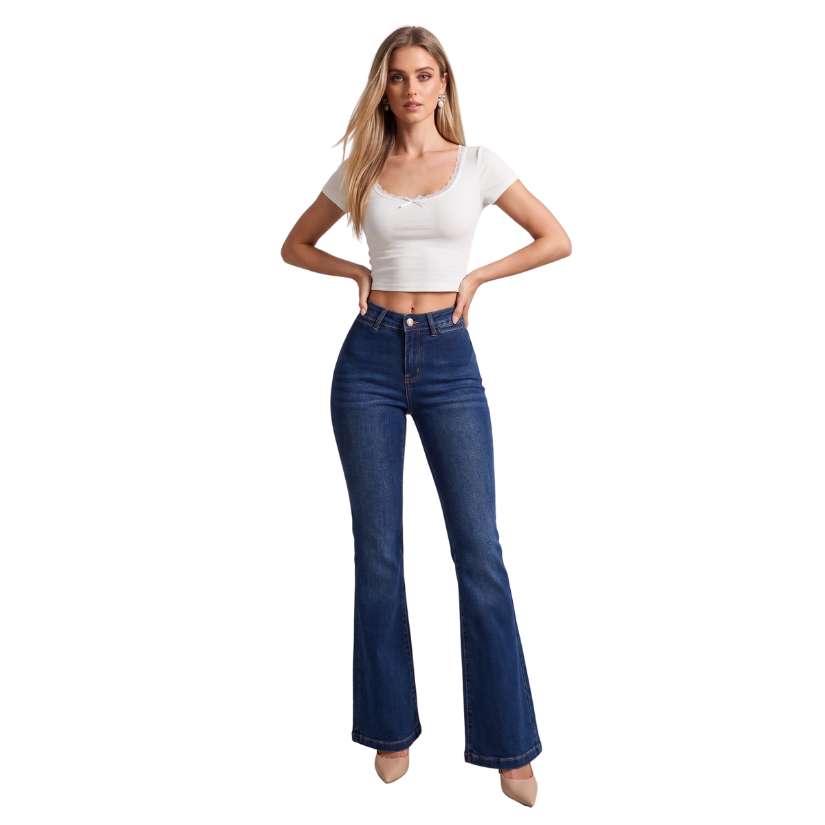 Jeans Corte Bota KP487BB