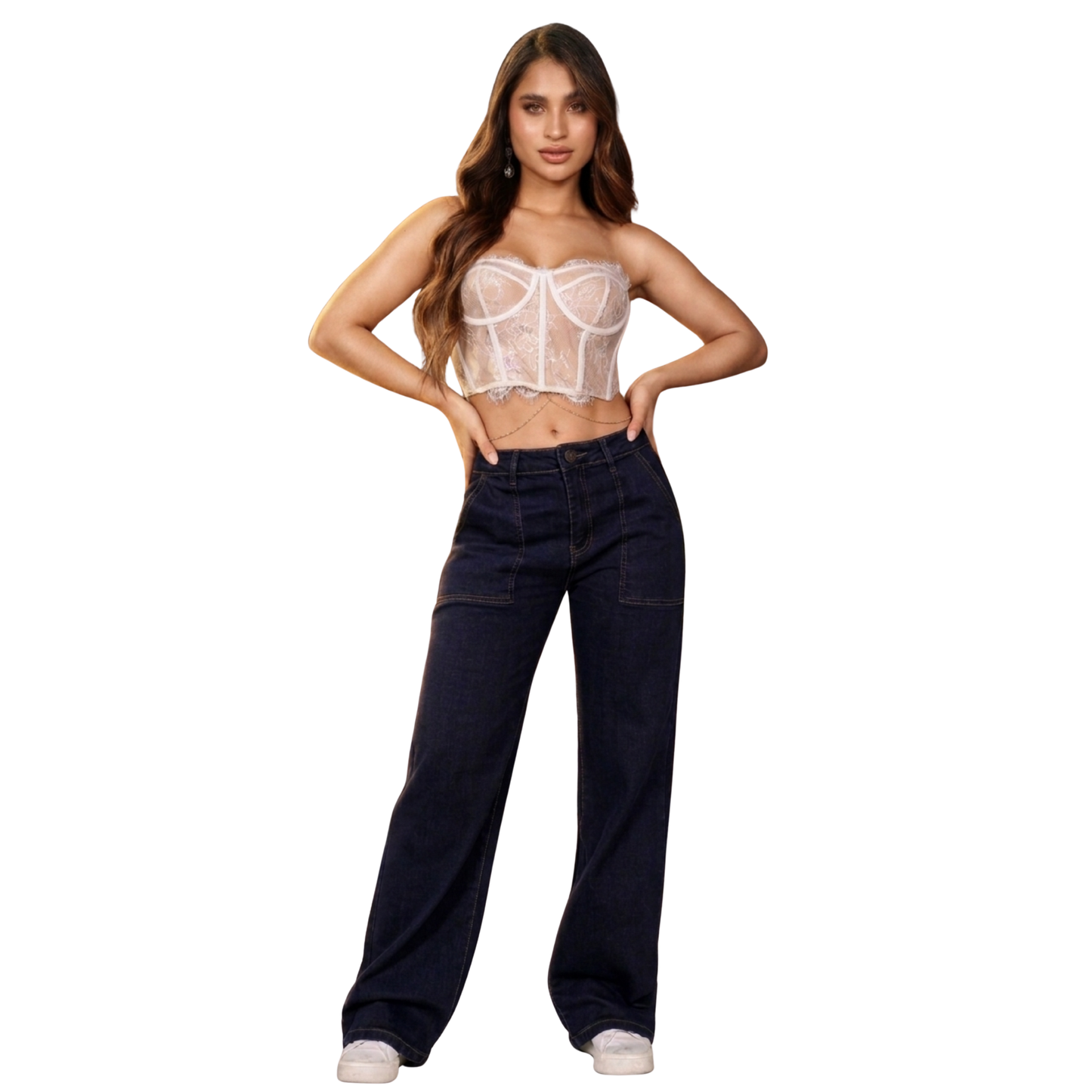 Wide Leg Jeans A7
