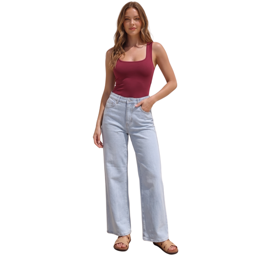 Wide Leg Jeans KO525BW
