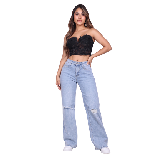 Wide Leg Jeans A25