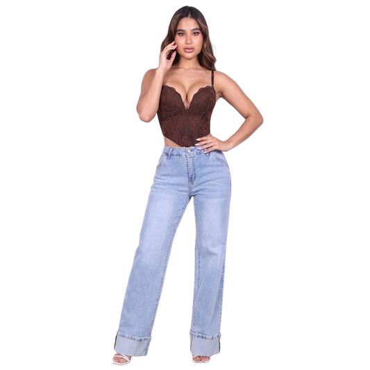 Wide Leg Jeans A59