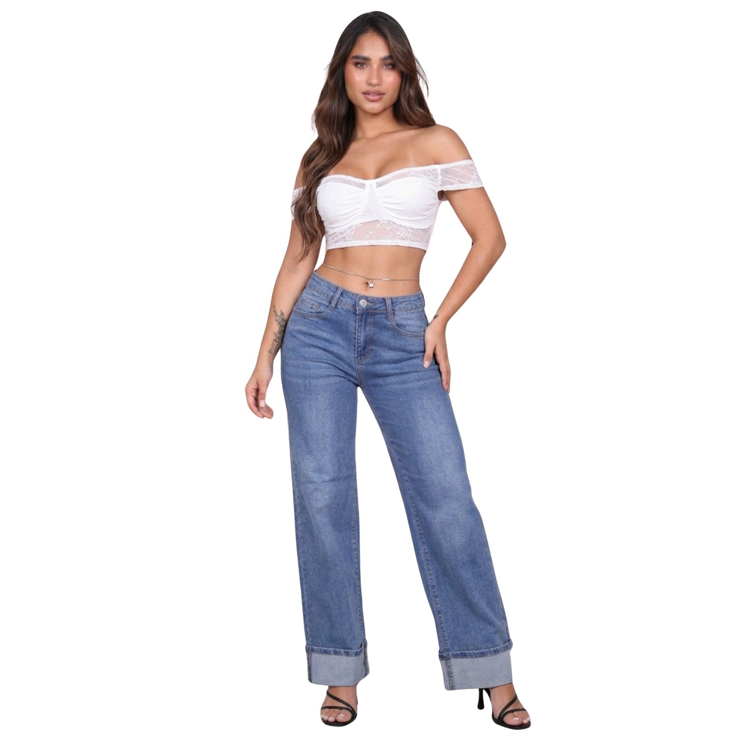 Wide Leg Jeans A60