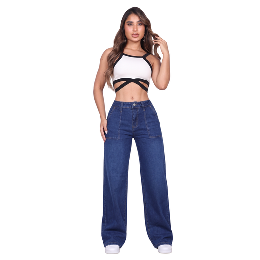 Wide Leg Jeans A54