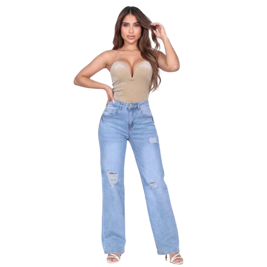 Wide Leg Jeans A22