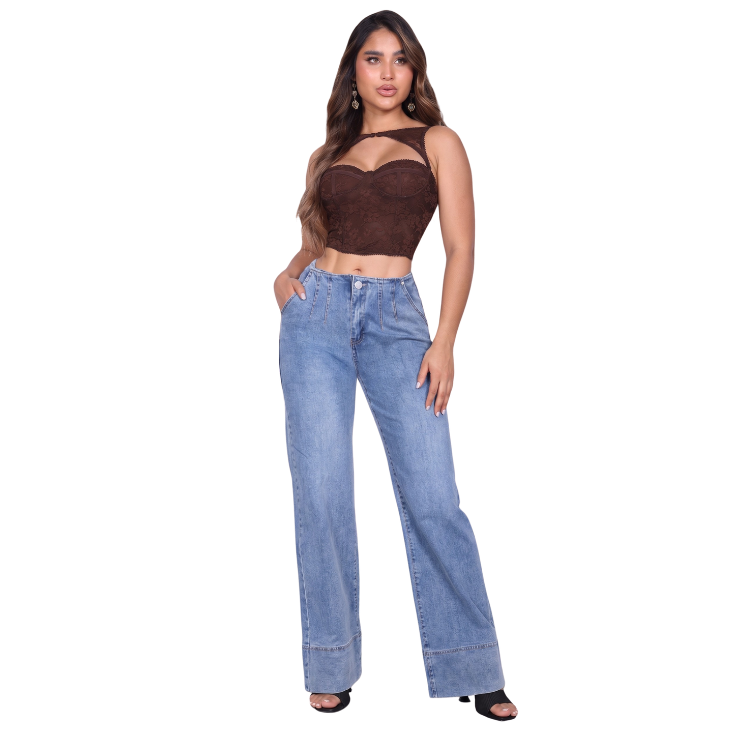 Wide Leg Jeans A57