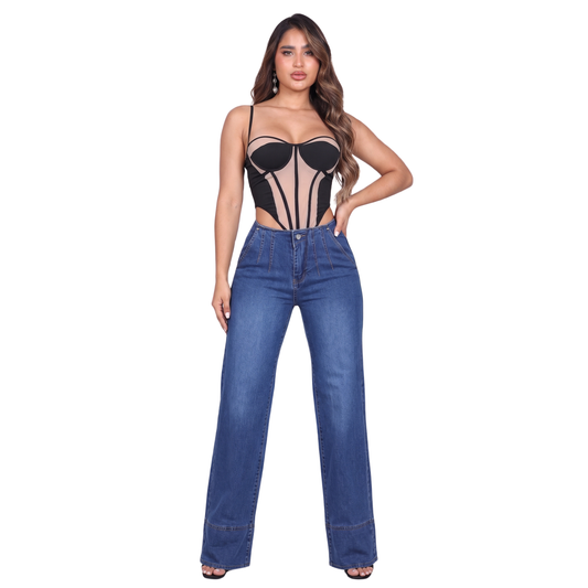 Wide Leg Jeans A56