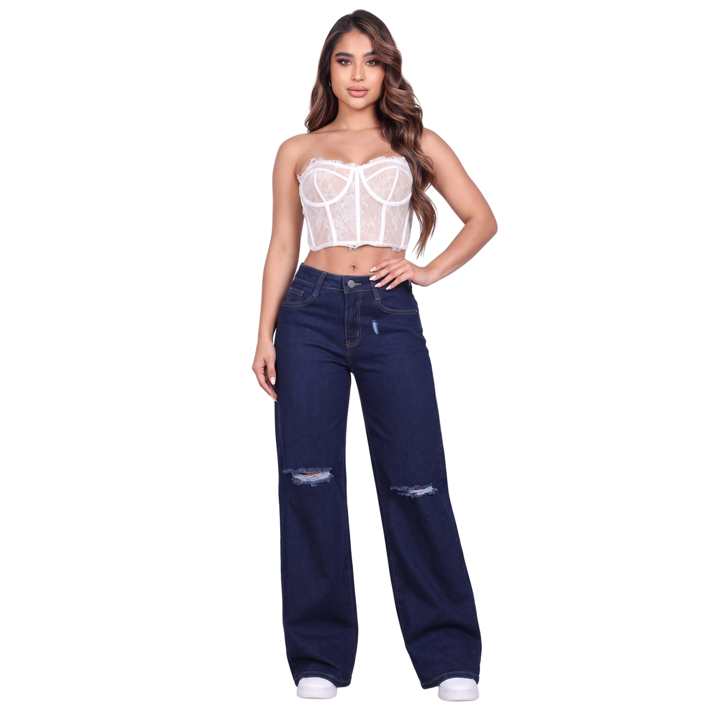 Wide Leg Jeans A13