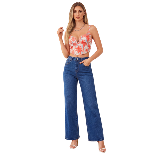 Wide Leg Jeans KP296W