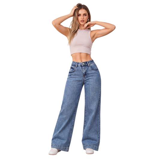 Wide Leg Jeans KX737SW