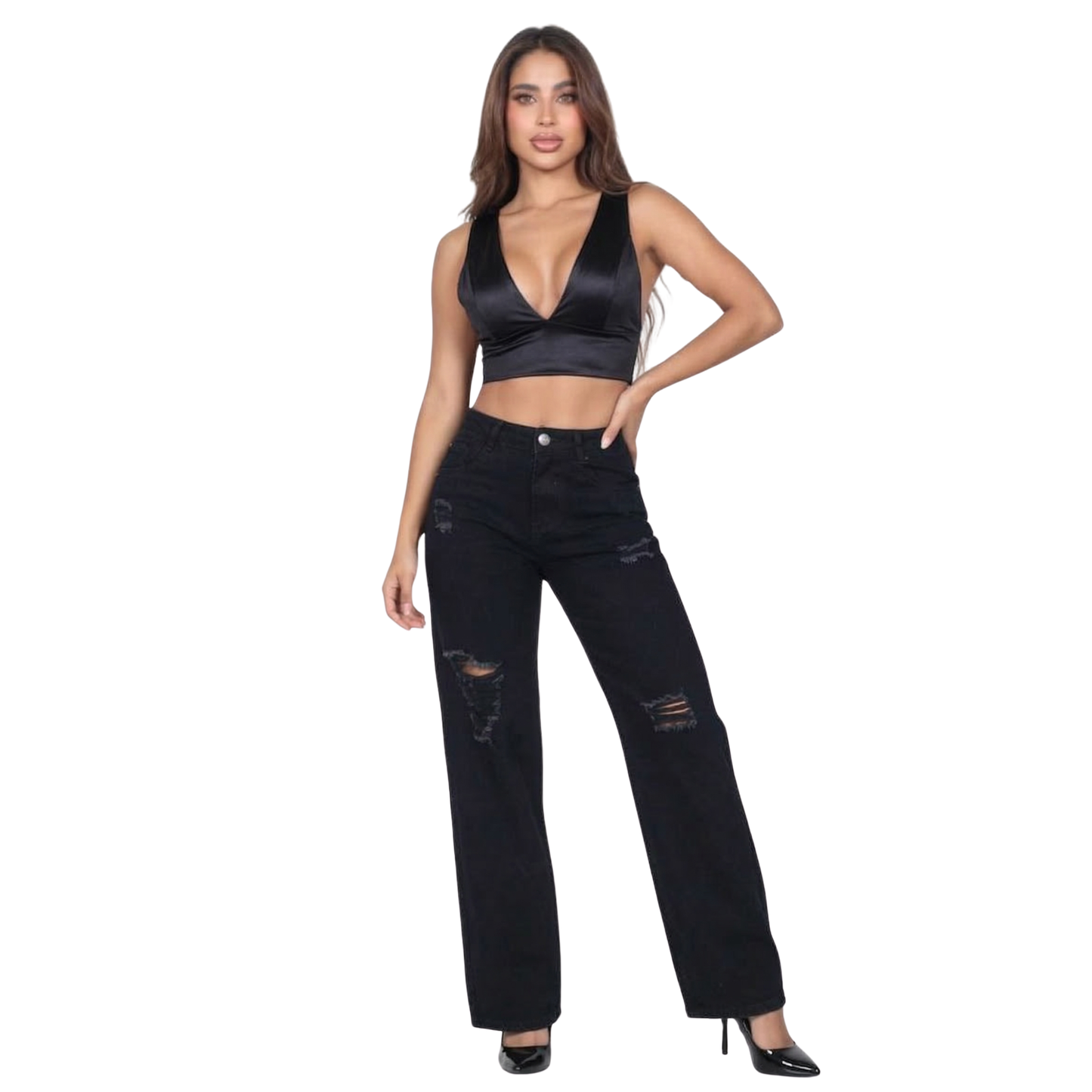 Wide Leg Jeans A21