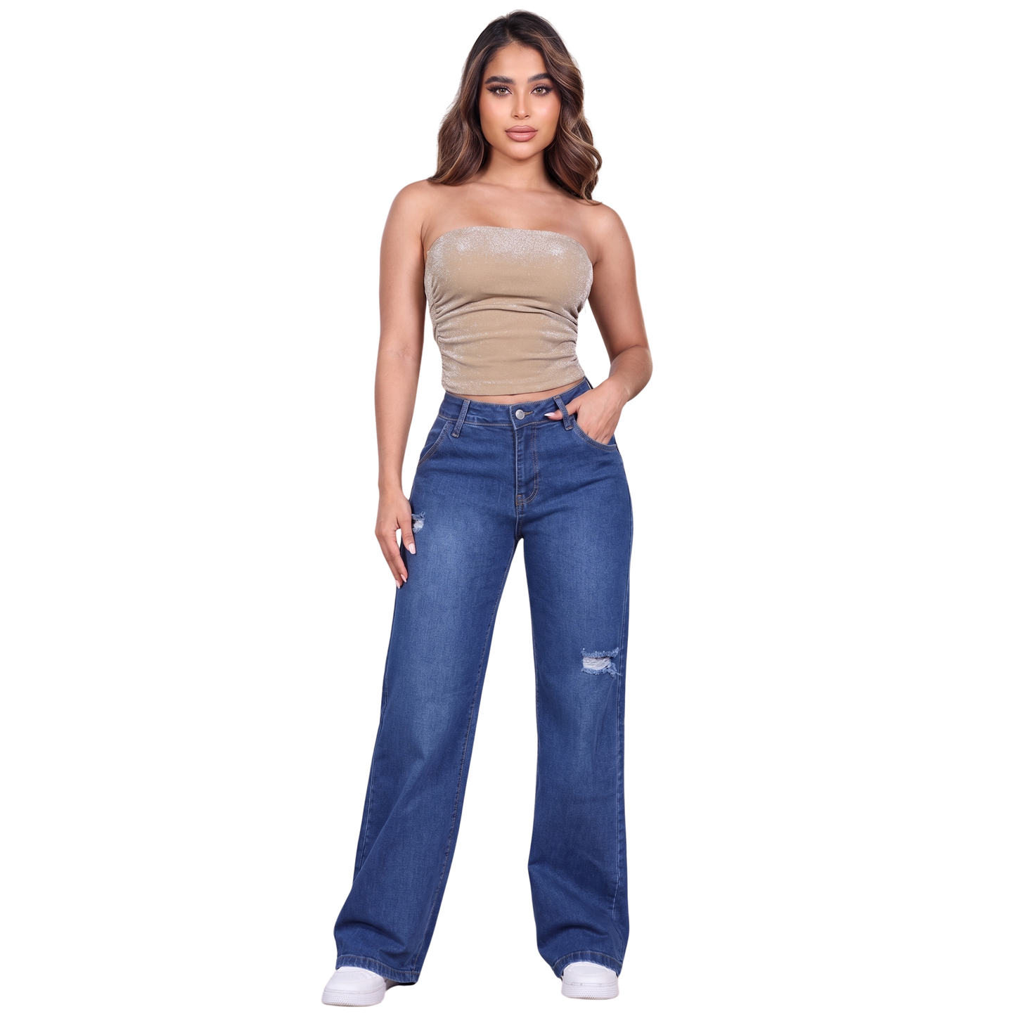 Wide Leg Jeans A18