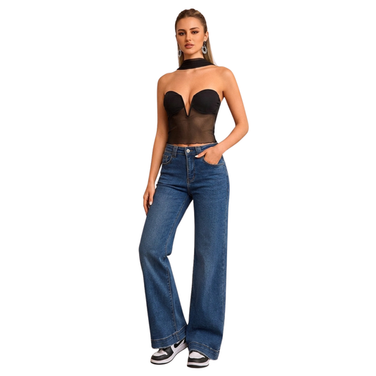 Wide Leg Jeans KP166W