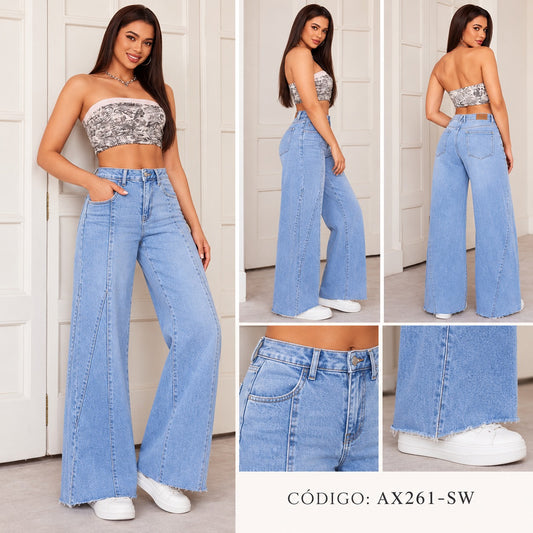 Wide Leg Jeans AX261SW