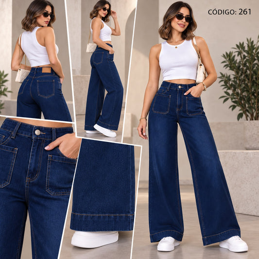 Wide Leg Jeans 261