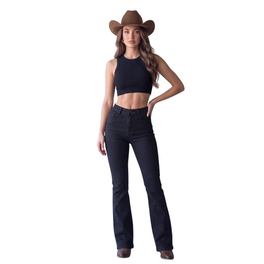 Jeans Corte Bota KO3296BB