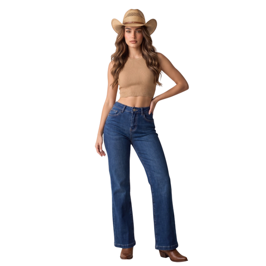 Jeans Corte Bota KO3291BB