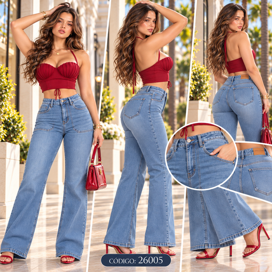 Jeans Corte Bota BOG26005