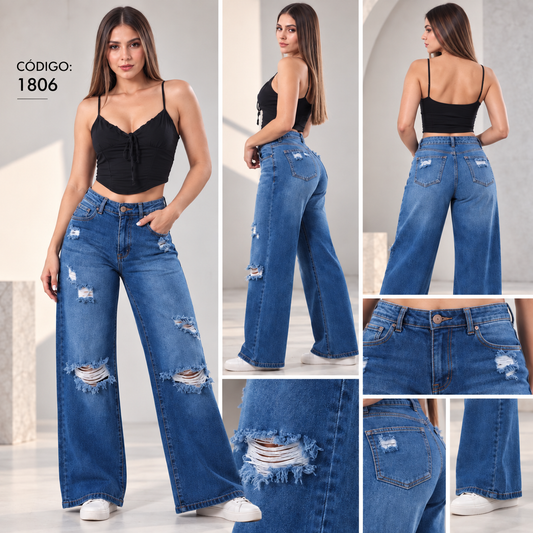 Wide Leg Jeans DFF1806