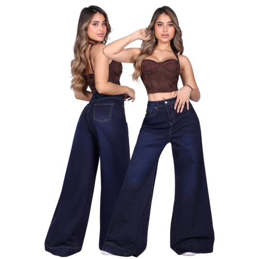 Wide Leg Jeans ST10 Dark blue
